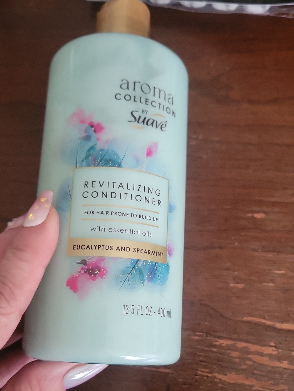 Aroma collection by Suave revitalizing conditioner with eucalyptus and spearmint